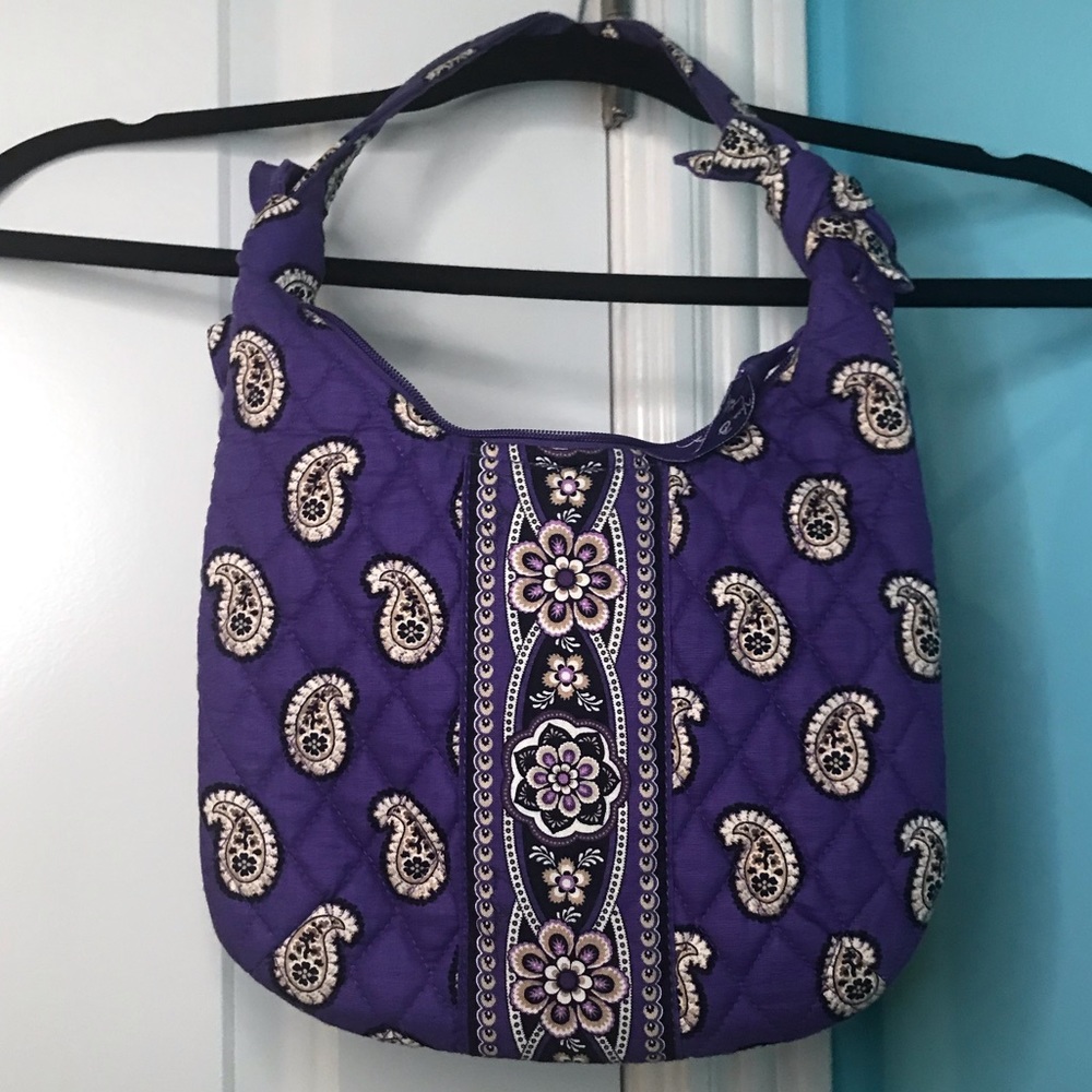 vera bradley purple paisley purse!!